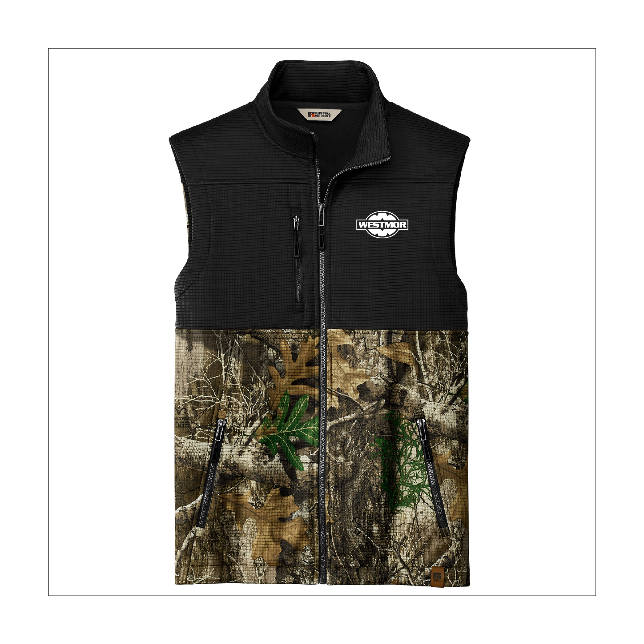 Russell Outdoors Realtree Atlas Colorblock Soft Shell Vest